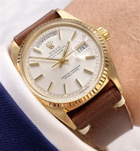 rolex solid gold day date